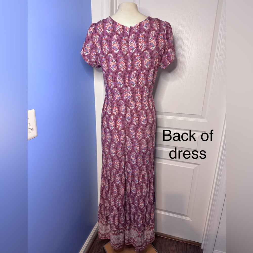 NATURAL LIFE Purple Floral Maxi Dress - Picture 2 of 10